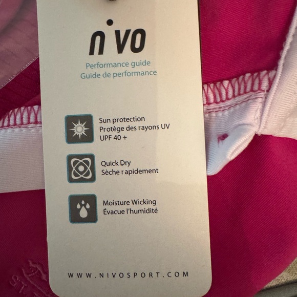 Women’s Nivo Sports, Pink Golf Shirt - Picture 11 of 12